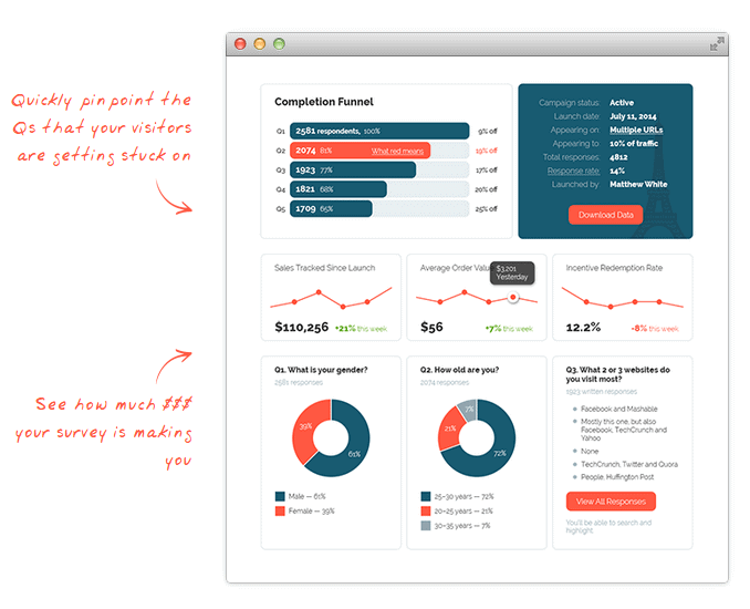 Disco Incentivized Surveys for Conversion Rate Optimization