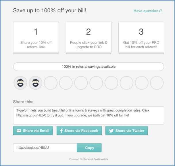 typeform copy a A/B isn't 19 hacks for enough. testing are SaaS. growth Here