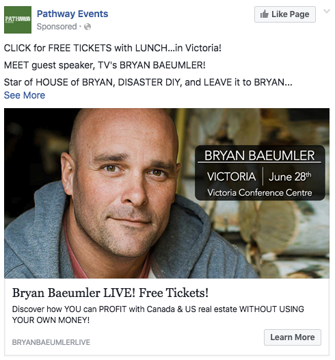 Bryan B FB ad benefits
