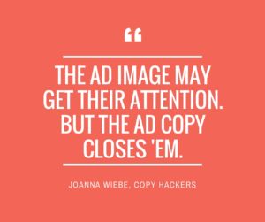The ad copy closes 'em