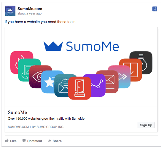 SumoMe ad