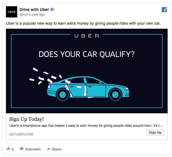 Uber question ad