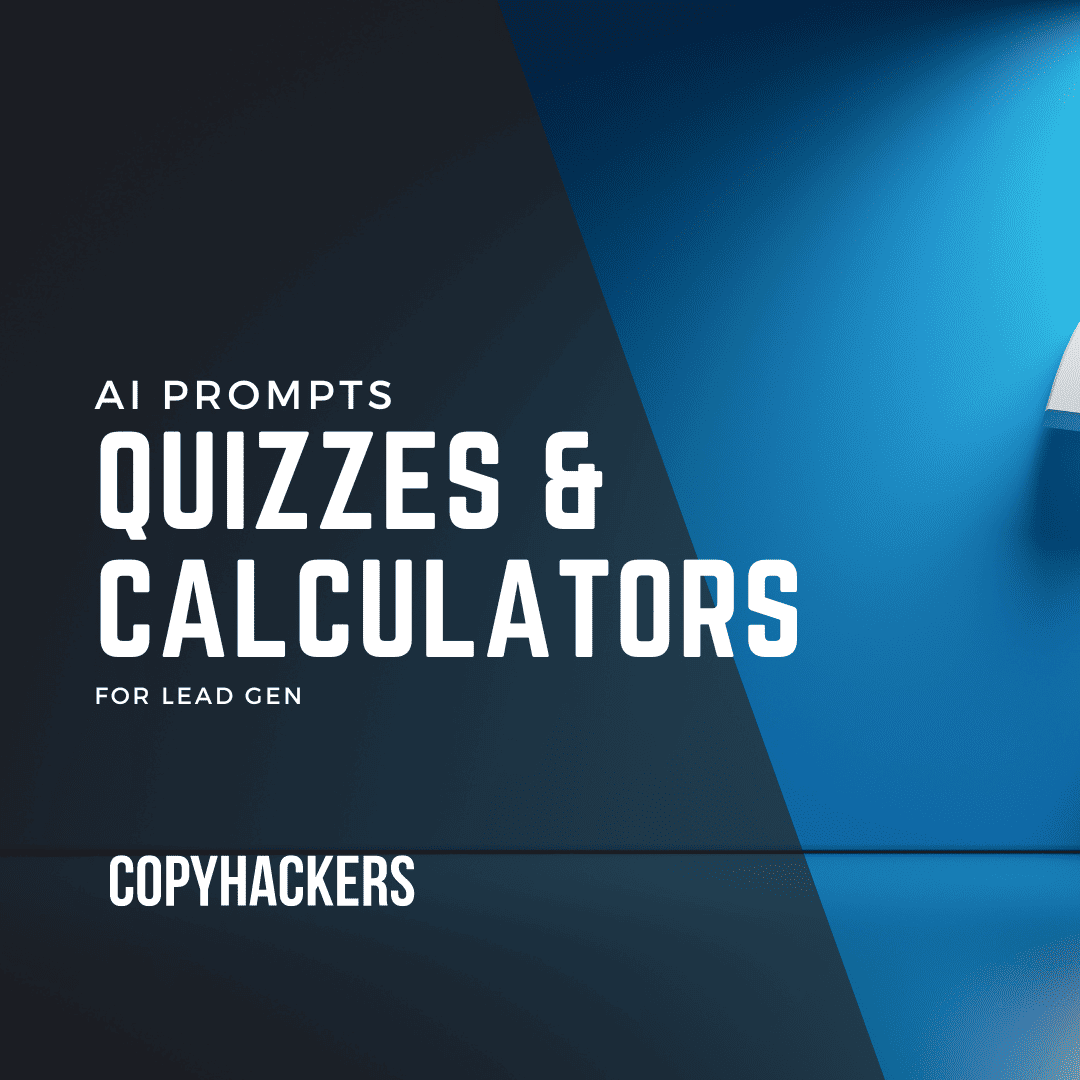 ChatGPT prompts for lead generation like quizzes | Copyhackers AI